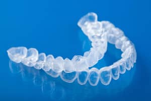 Closeup of Invisalign Trays